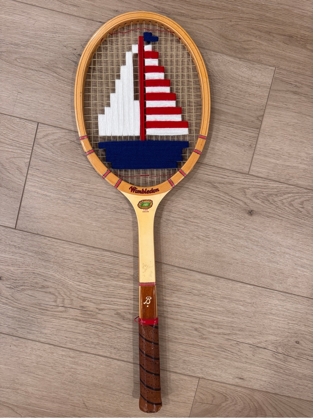 Wimbledon Sailboat Wall Hanging - Red, White & Blue